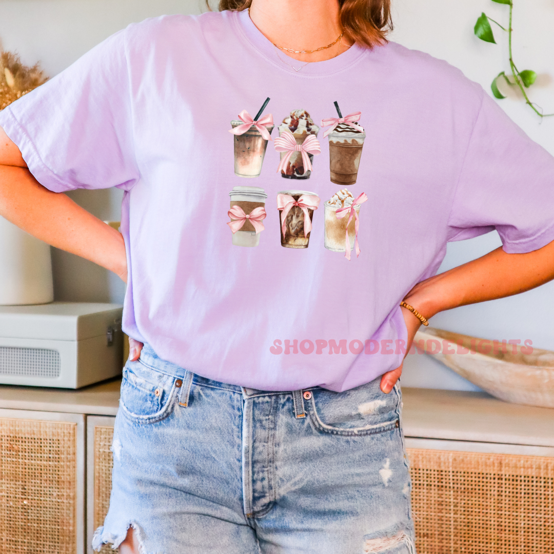 Iced Coffee Cotton T-Shirt