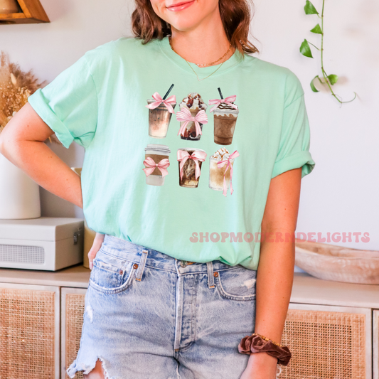 Iced Coffee Cotton T-Shirt