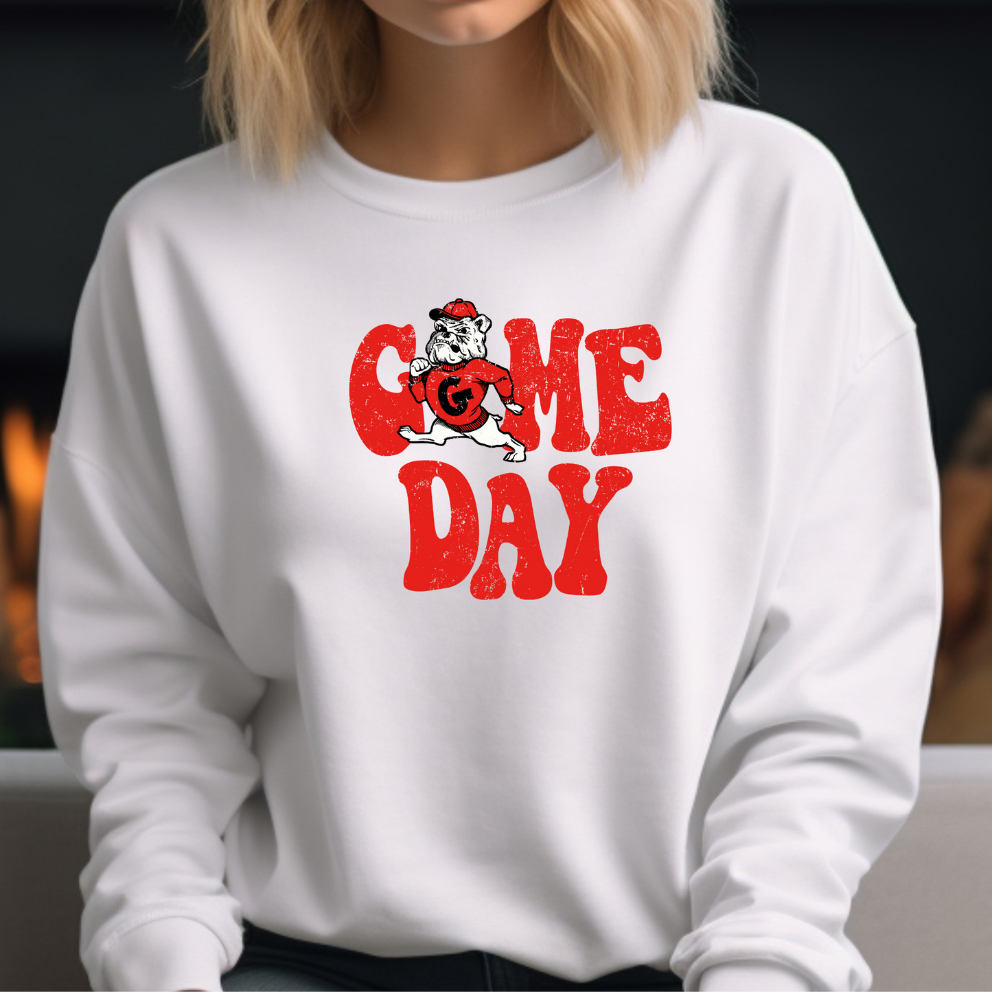 Georgia Game Day Crewneck